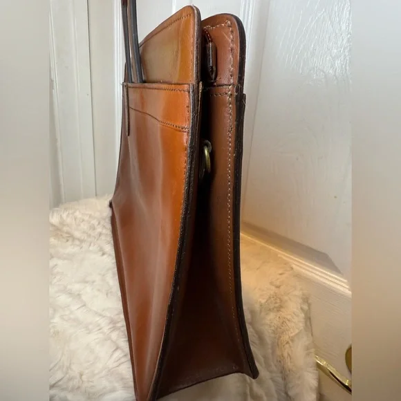 HARTMANN VINTAGE PORTFOLIO LEATHER EXECUTIVE STRUCTURED BRIEFCASE - Picture 5 of 14